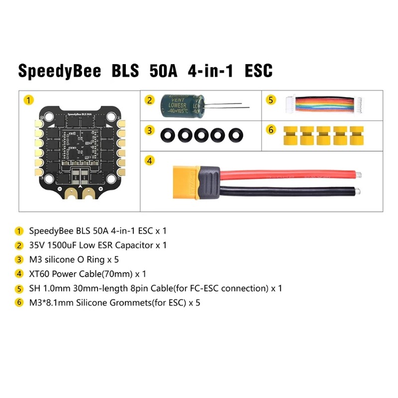 스피디비 F405 V3/V4 FC ESC 스택 3-6S - Speedybee F405 V4 Bls 55A Stack 리뷰 및 가격